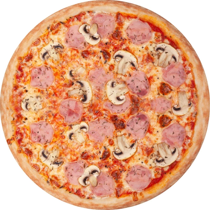 Пицца «Ветчина-грибы» 25 см
